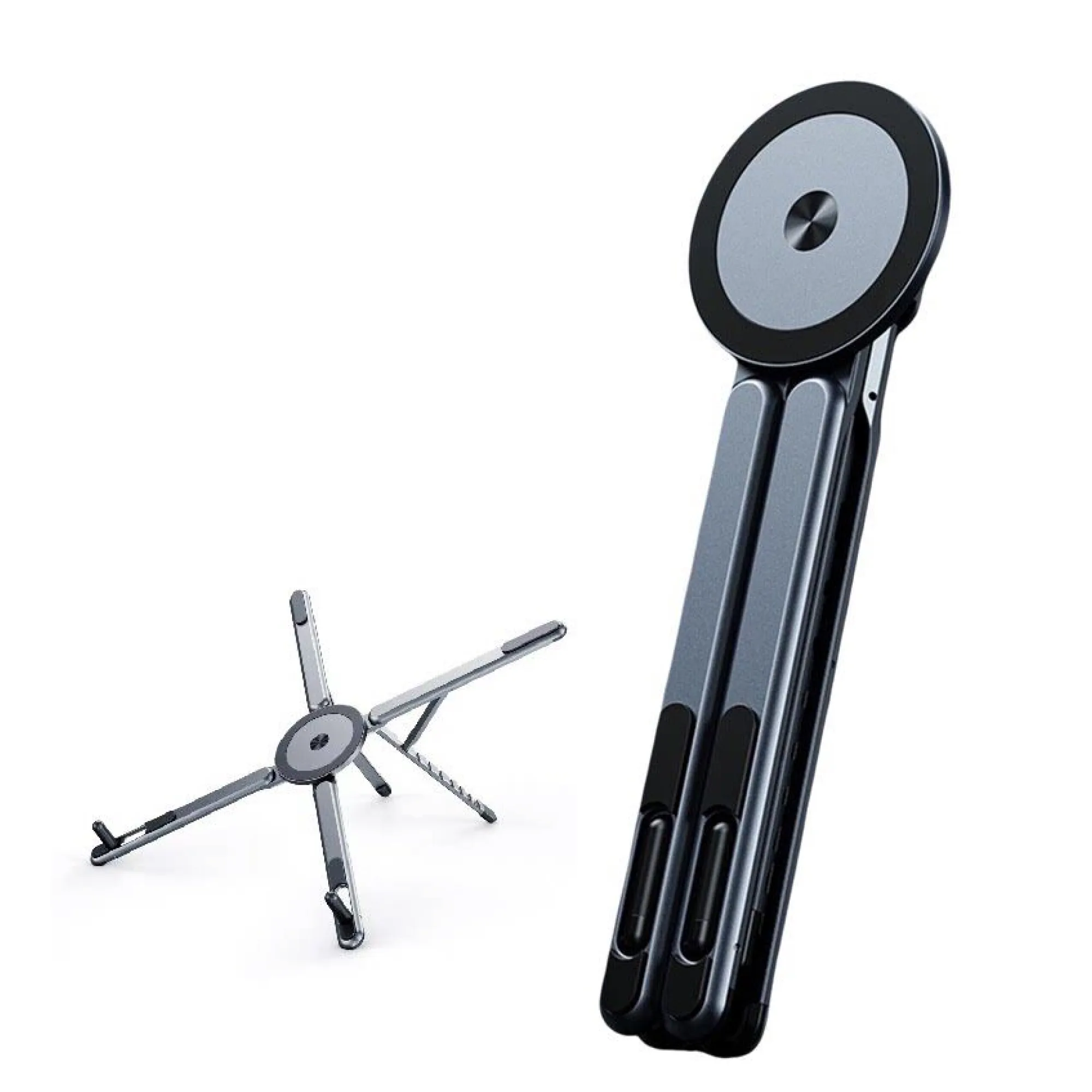 AF102 Aluminum Alloy Foldable 3-in-1 Stand for Phone, Tablet, and Laptop