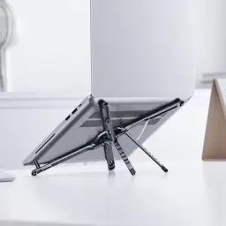 AF102 Aluminum Alloy Foldable 3-in-1 Stand for Phone, Tablet, and Laptop thumbnail 6
