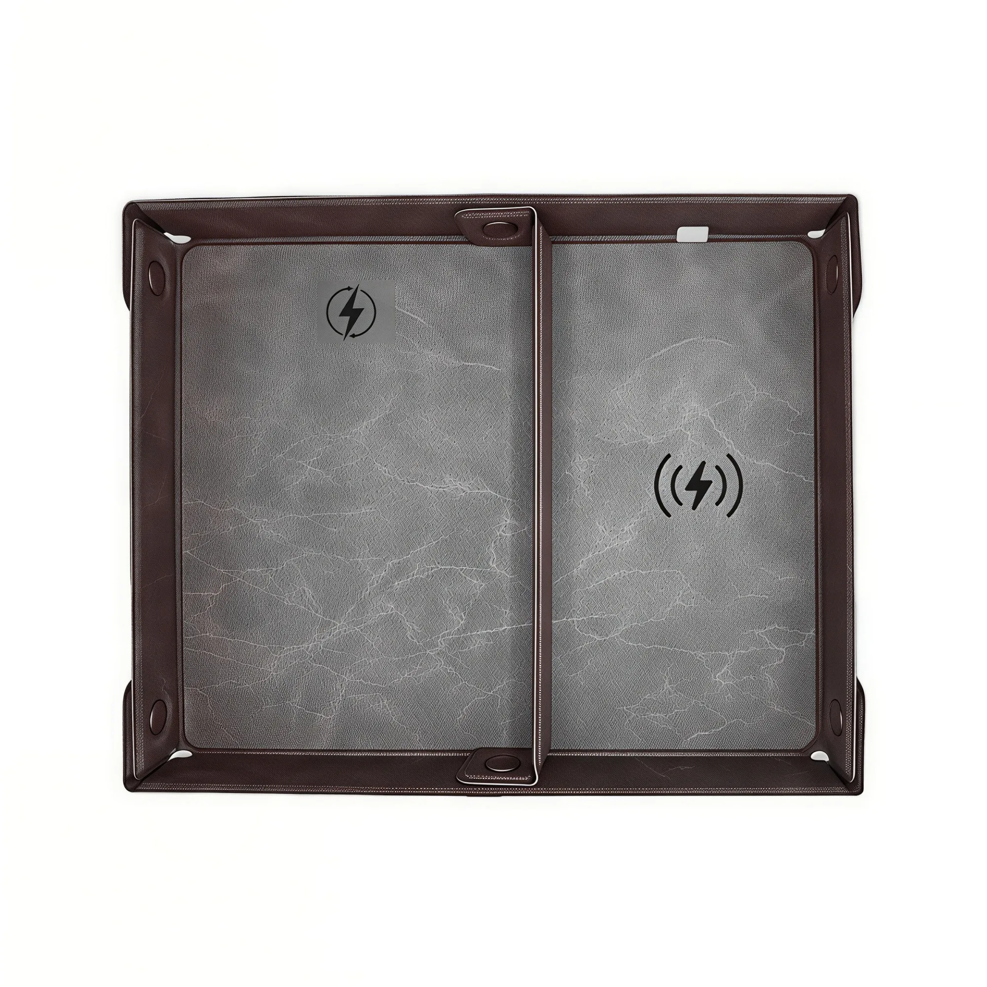 Multifunctional 15W Wireless Charging Storage Box and Desktop Organizer Tray thumbnail 12
