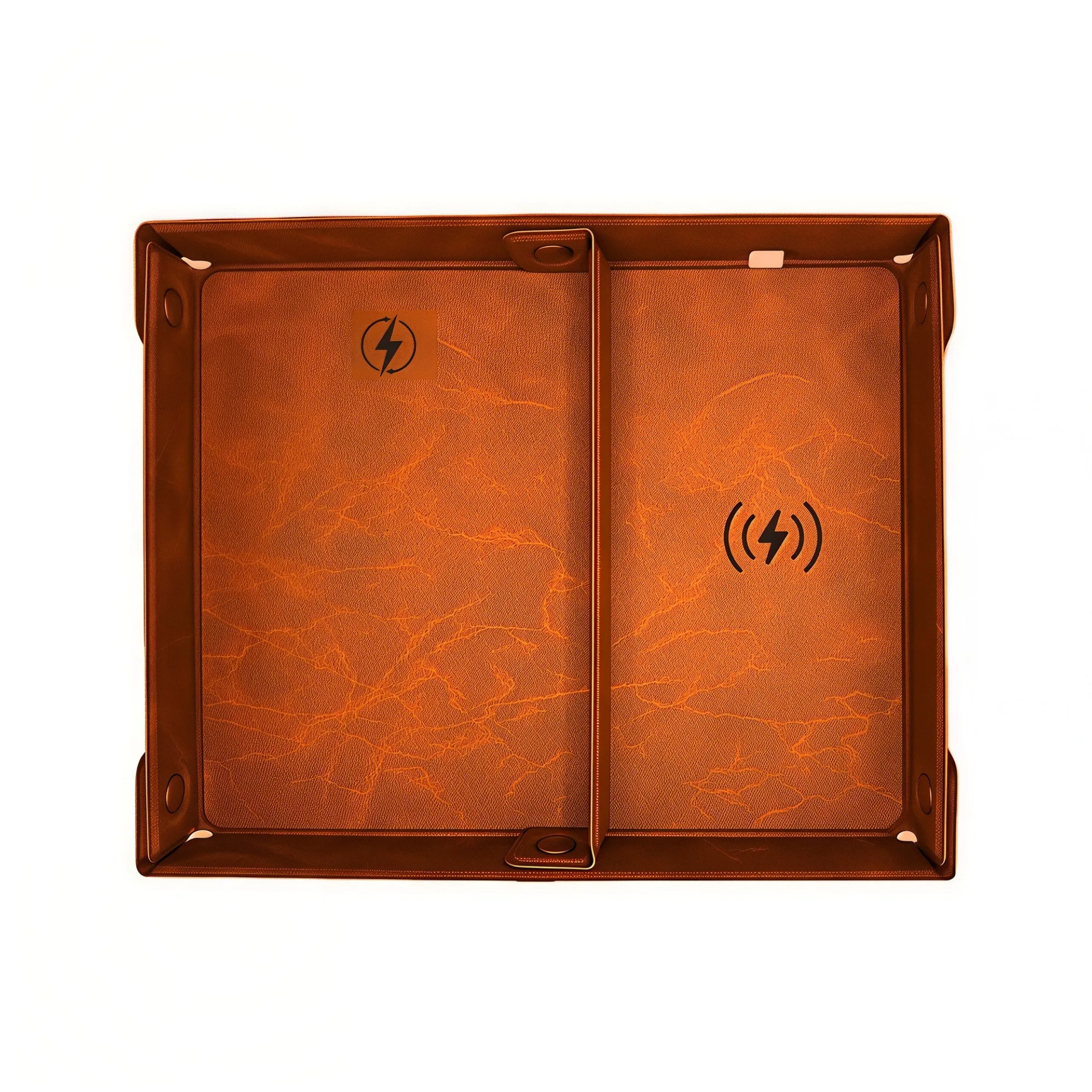 Multifunctional 15W Wireless Charging Storage Box and Desktop Organizer Tray thumbnail 14