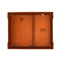 Multifunctional 15W Wireless Charging Storage Box and Desktop Organizer Tray thumbnail 14