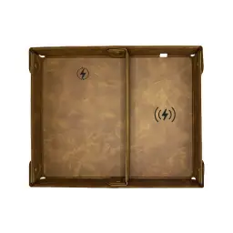 Multifunctional 15W Wireless Charging Storage Box and Desktop Organizer Tray thumbnail 1