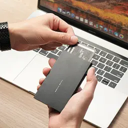 Metal Automatic Pop-Up Card Holder with RFID Protection thumbnail 4