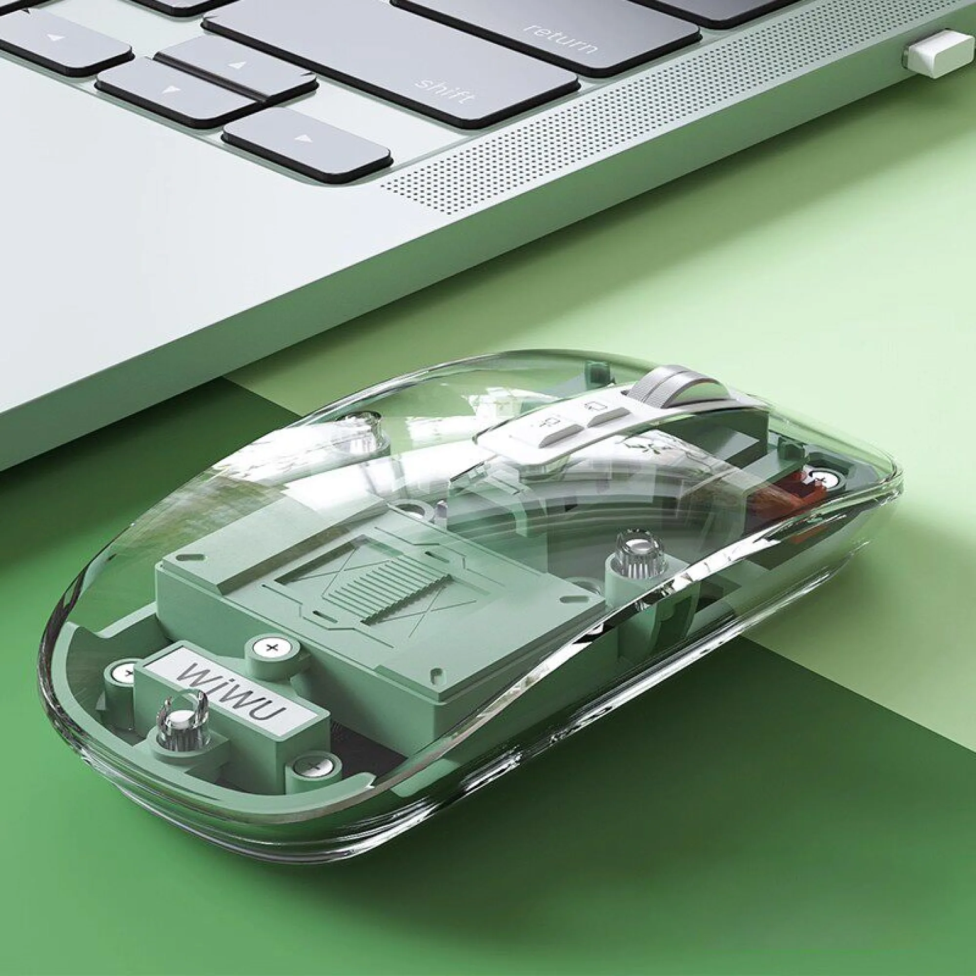 WIWU WM105 Transparent Wireless Bluetooth Mouse thumbnail 7