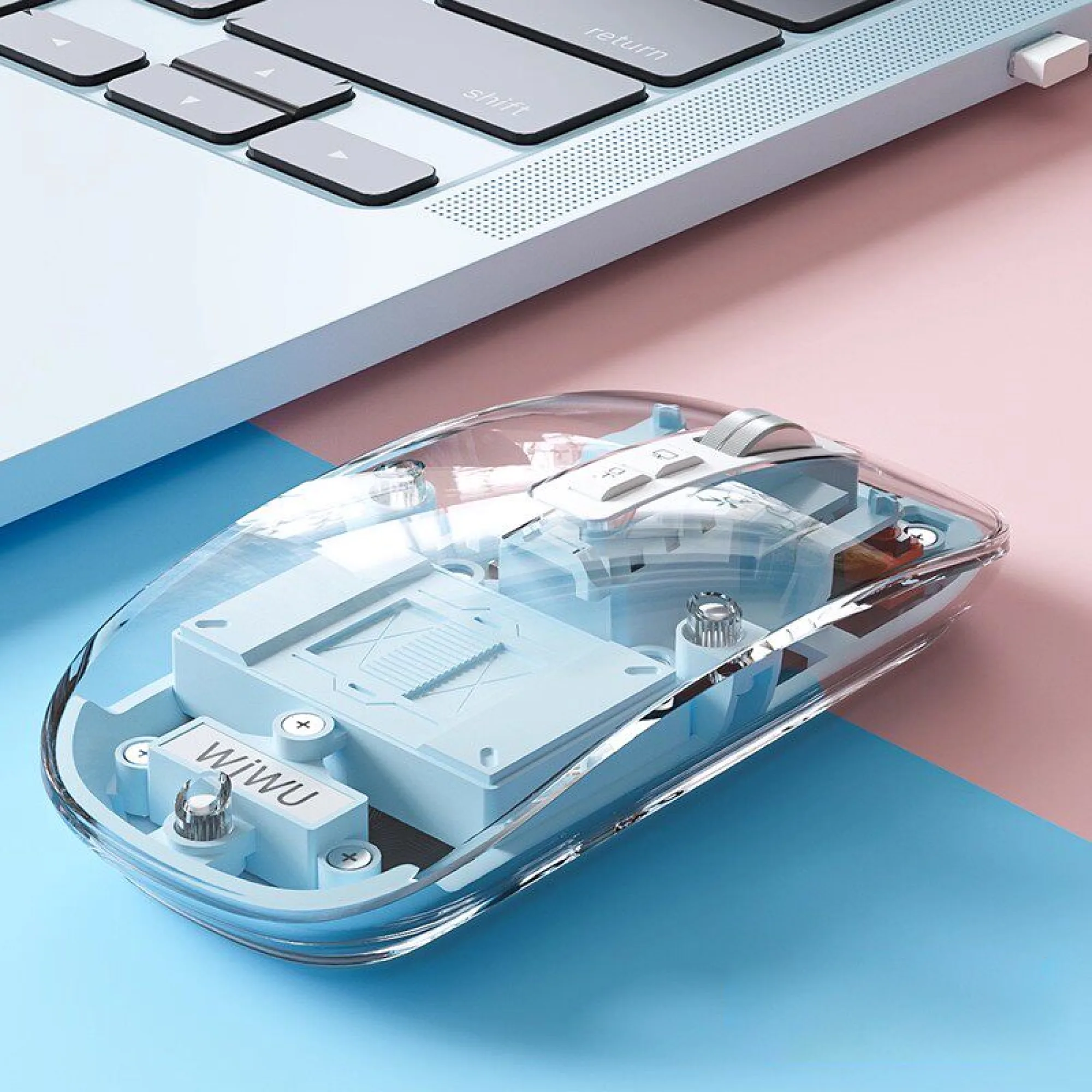 WIWU WM105 Transparent Wireless Bluetooth Mouse thumbnail 8