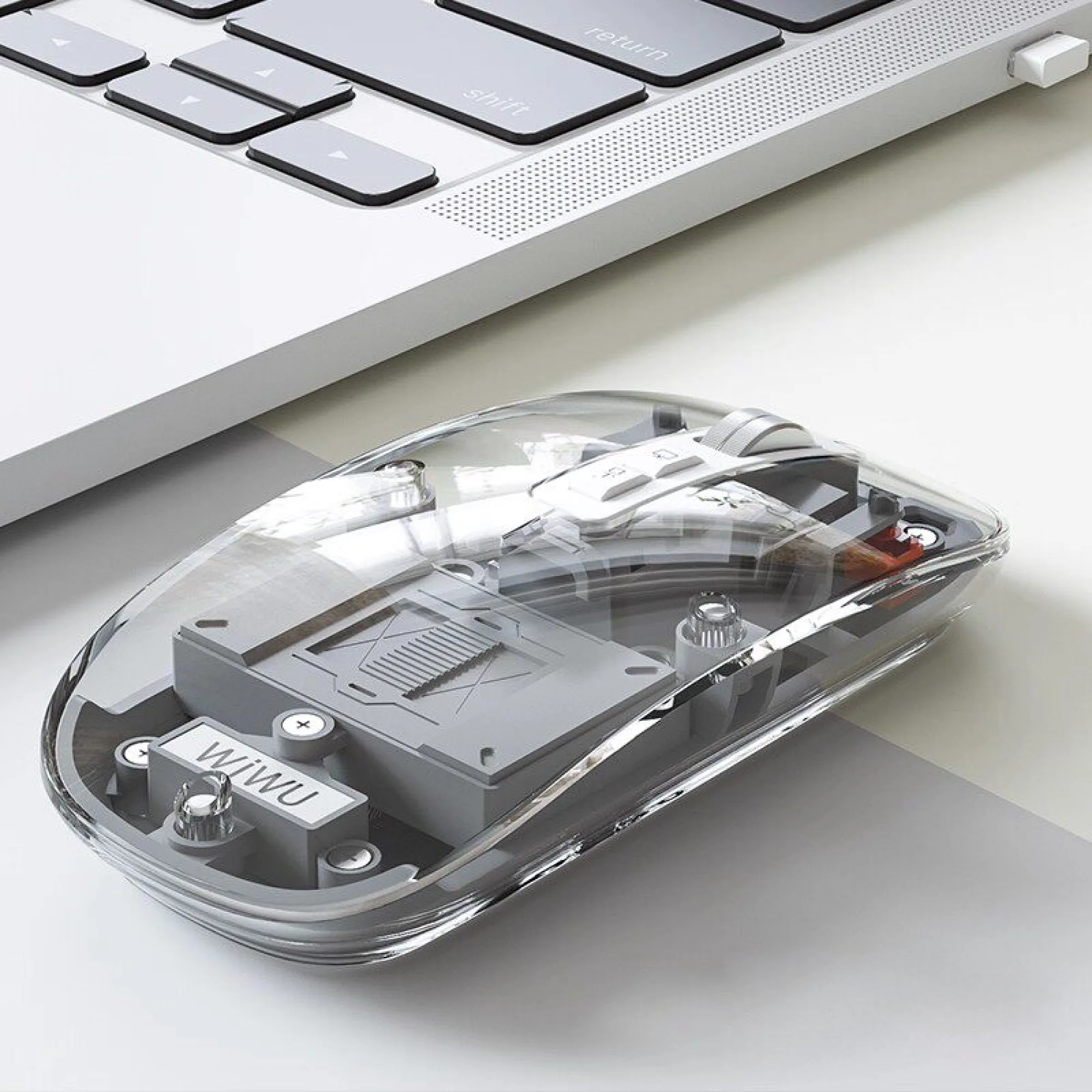 WIWU WM105 Transparent Wireless Bluetooth Mouse thumbnail 6