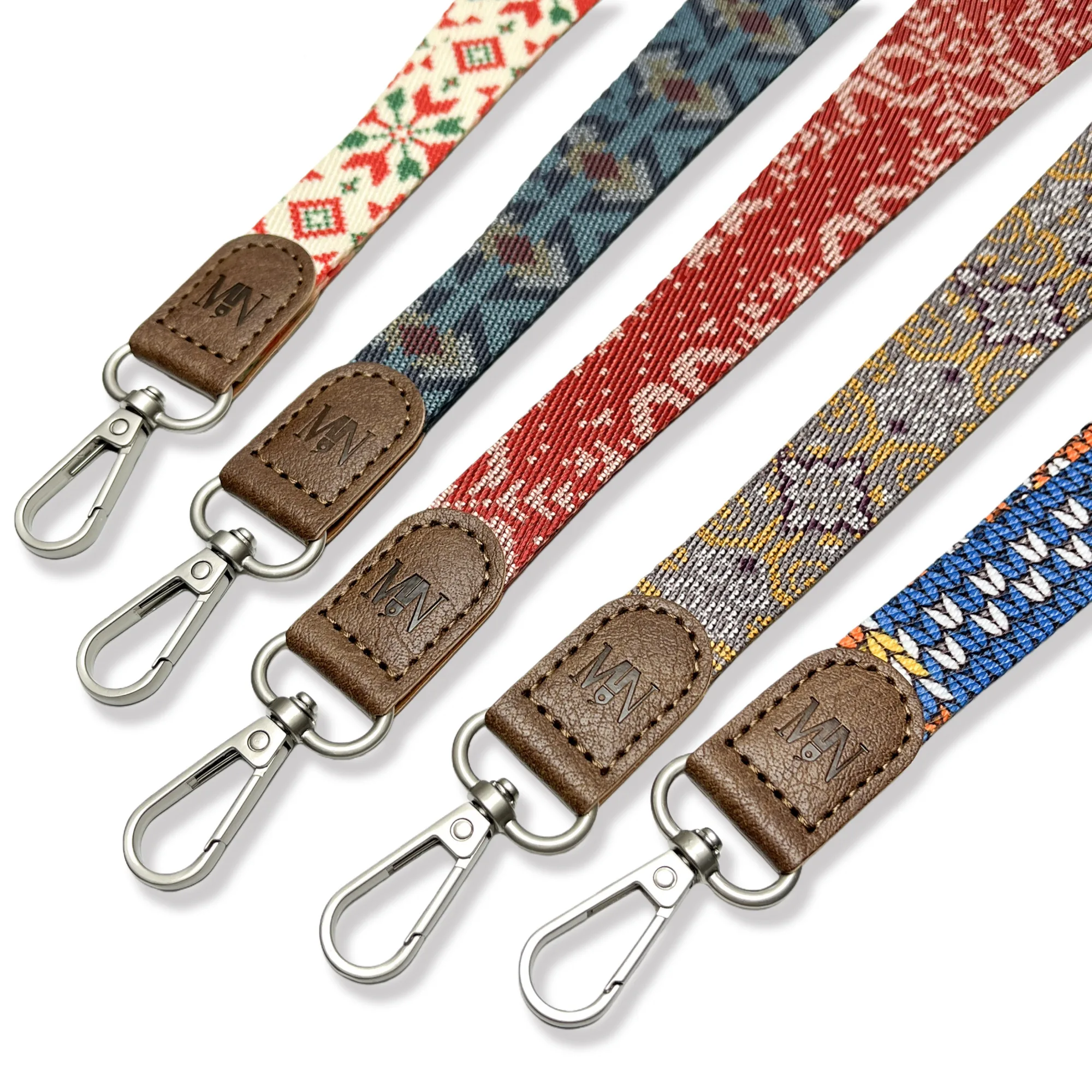 Neck Lanyard with Metal Hook and Woven Strap