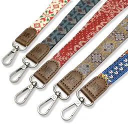 Neck Lanyard with Metal Hook and Woven Strap thumbnail 2