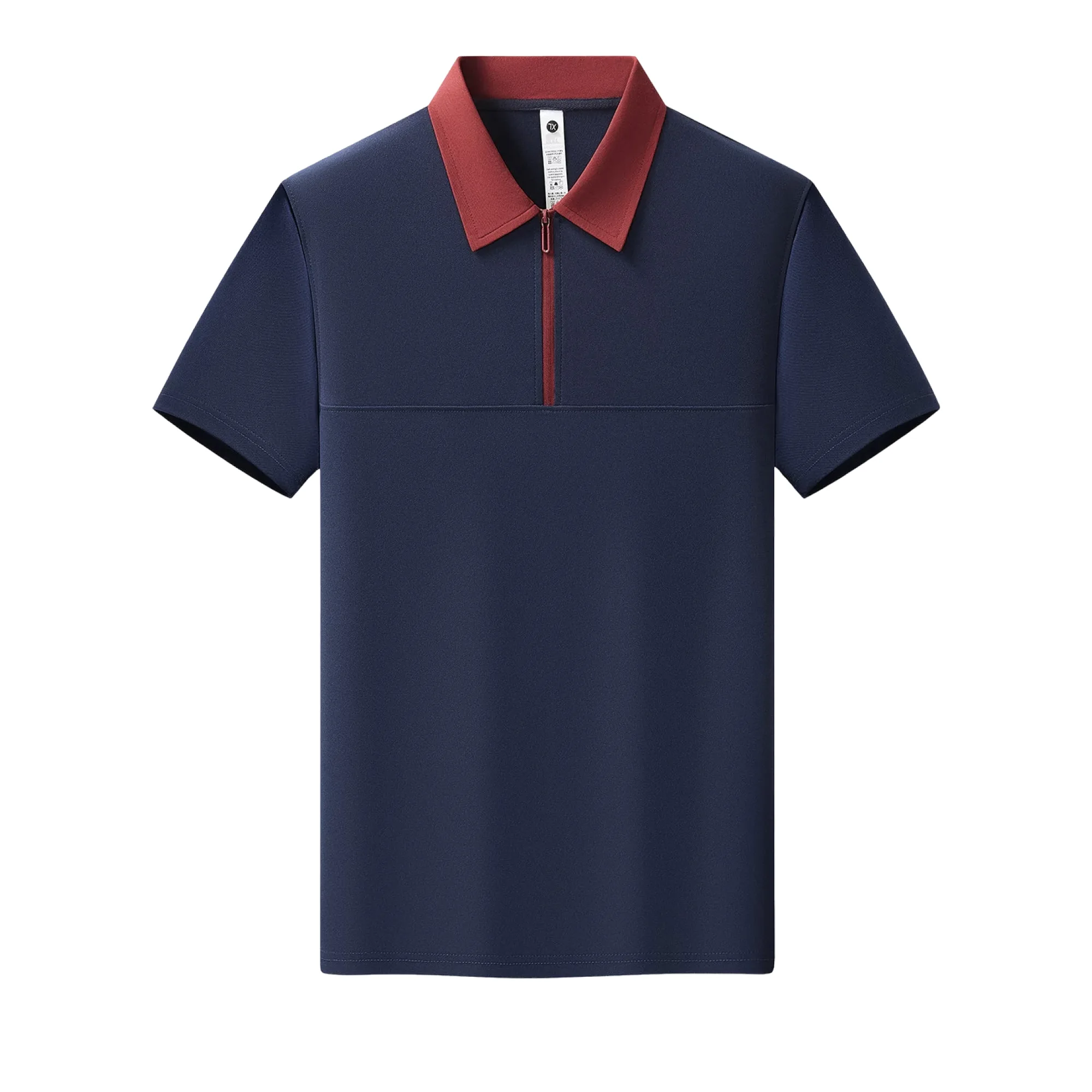 Half-Zip Color-Block Polo Shirt thumbnail 10