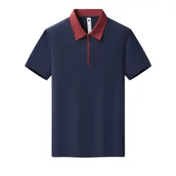 Half-Zip Color-Block Polo Shirt thumbnail 10