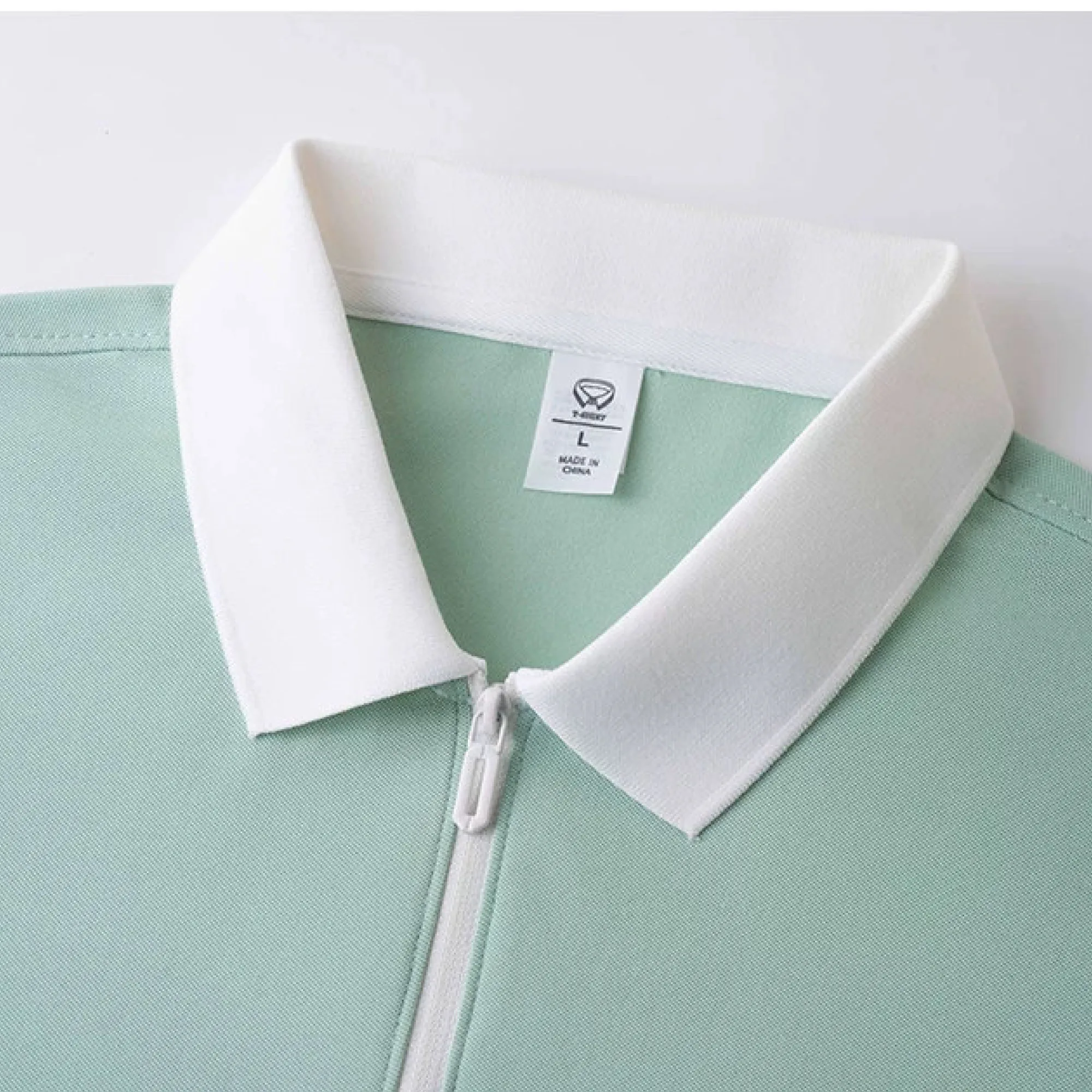 Half-Zip Color-Block Polo Shirt thumbnail 4