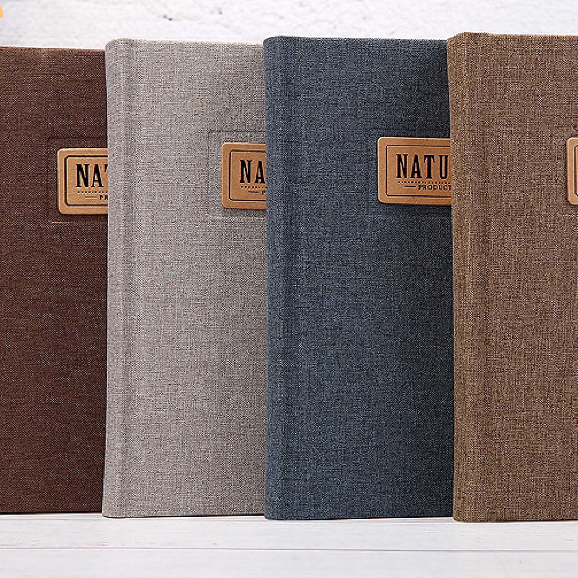 Fabric Hardcover Notebook with Thread Binding, 32K and 16K Sizes thumbnail 3