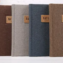 Fabric Hardcover Notebook with Thread Binding, 32K and 16K Sizes thumbnail 4