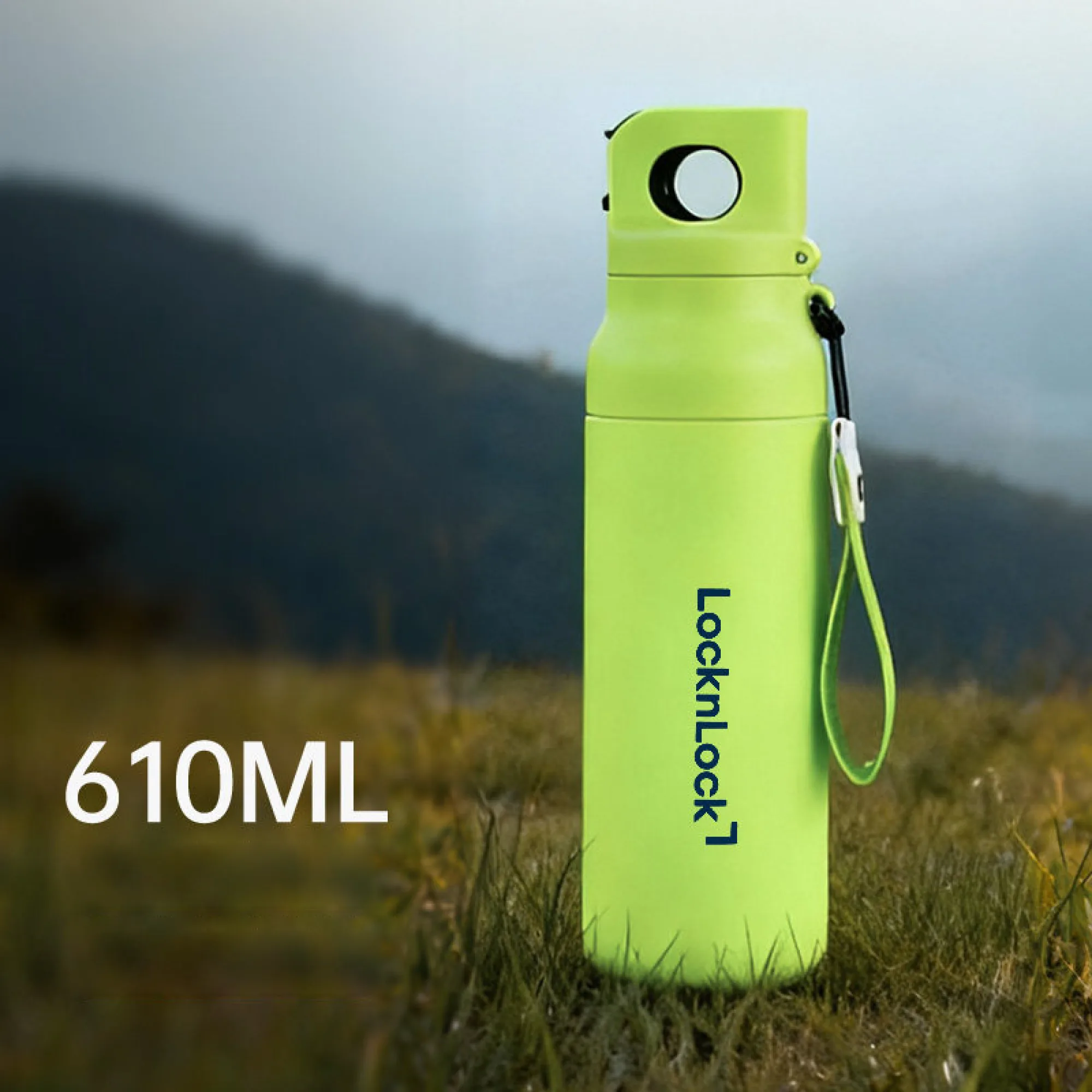 LocknLock 610ml Stainless Steel Insulated Tumbler with Dual-Drink Lid thumbnail 9