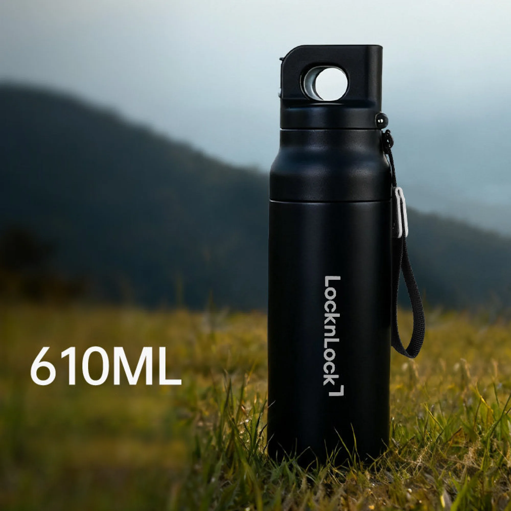 LocknLock 610ml Stainless Steel Insulated Tumbler with Dual-Drink Lid thumbnail 11
