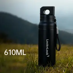 LocknLock 610ml Stainless Steel Insulated Tumbler with Dual-Drink Lid thumbnail 11