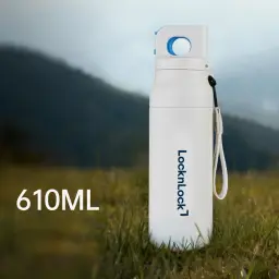 LocknLock 610ml Stainless Steel Insulated Tumbler with Dual-Drink Lid thumbnail 10