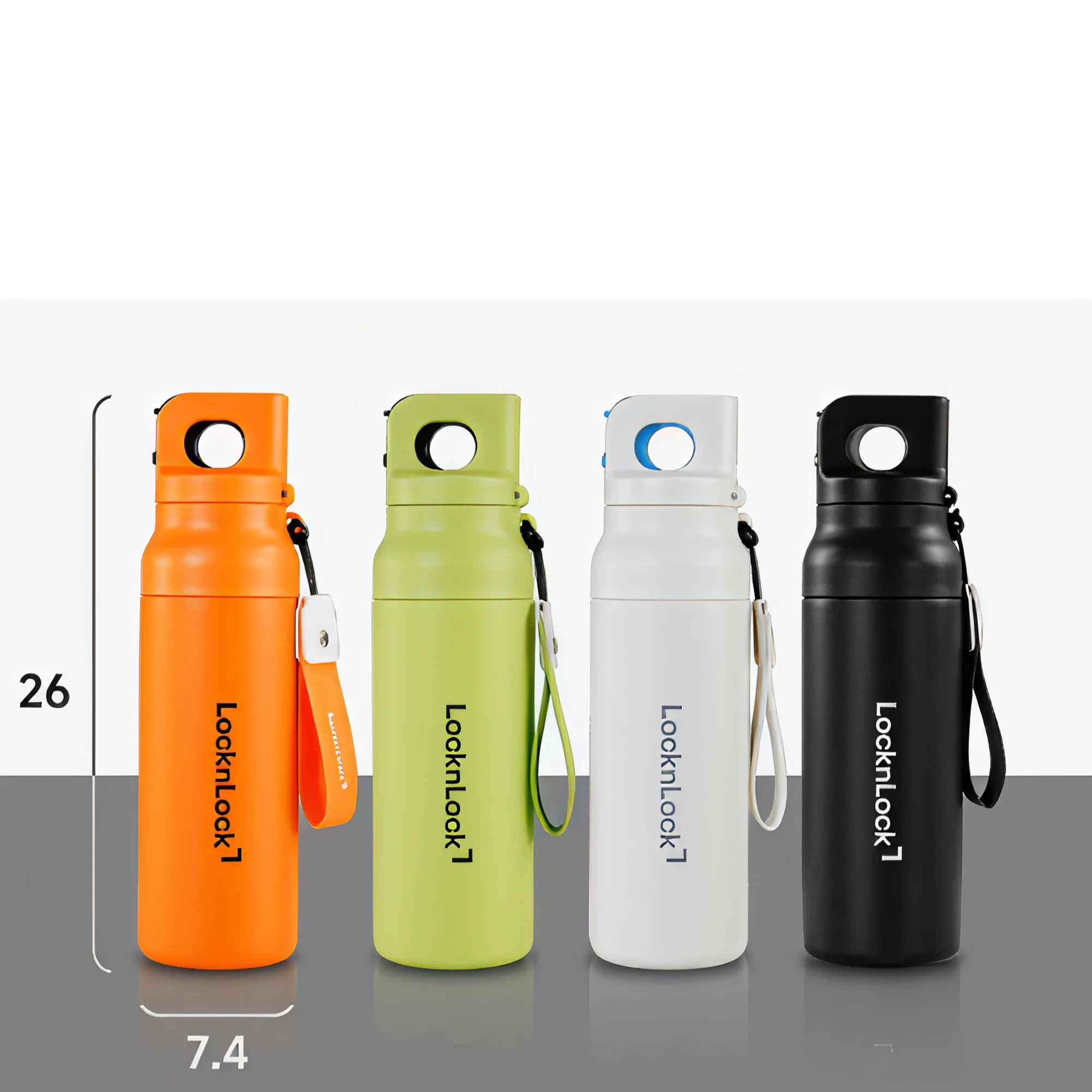 LocknLock 610ml Stainless Steel Insulated Tumbler with Dual-Drink Lid thumbnail 6