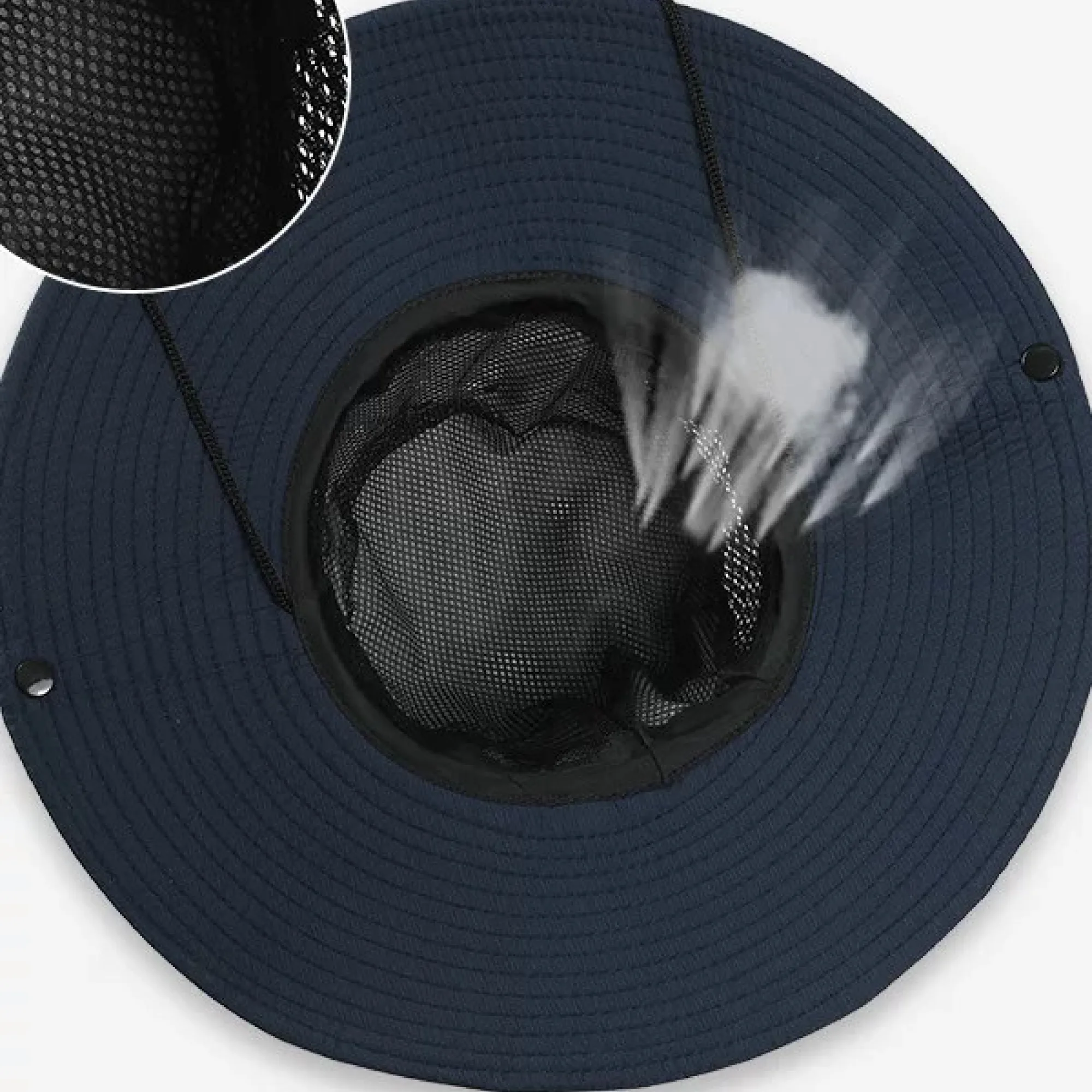 Adjustable Wide Brim Bucket Hat thumbnail 4