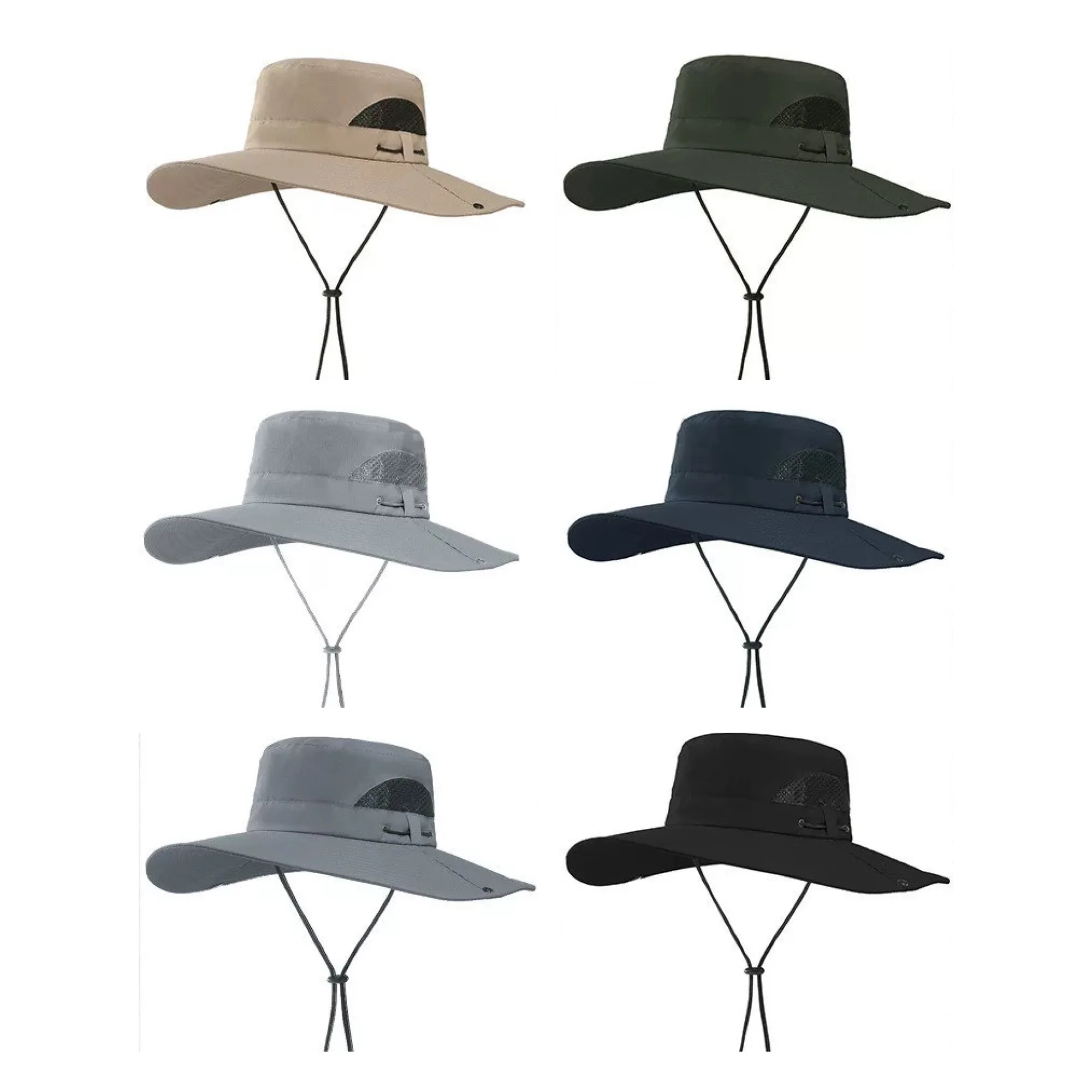 Adjustable Wide Brim Bucket Hat thumbnail 2