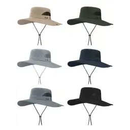 Adjustable Wide Brim Bucket Hat thumbnail 2