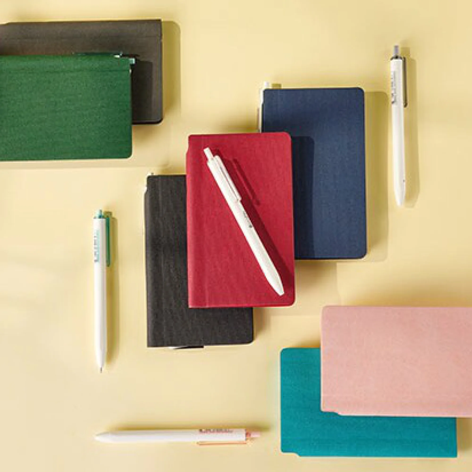 A6 PU Hardcover Lined Notebook with Pen, 80 Pages thumbnail 3