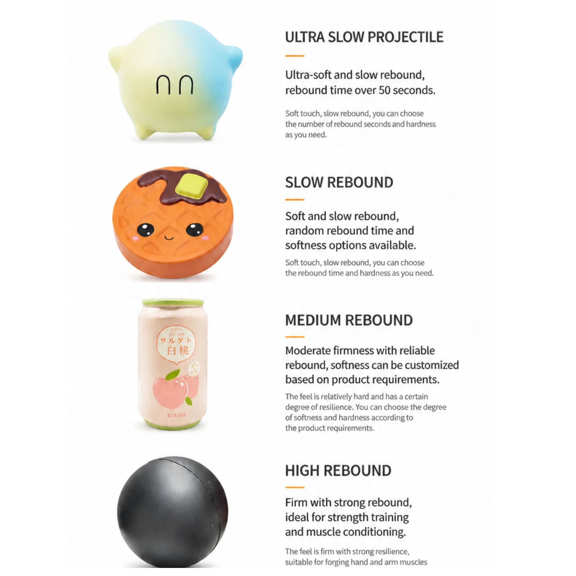 Stress Relief Squeeze Toy with Slow Rebound thumbnail 6