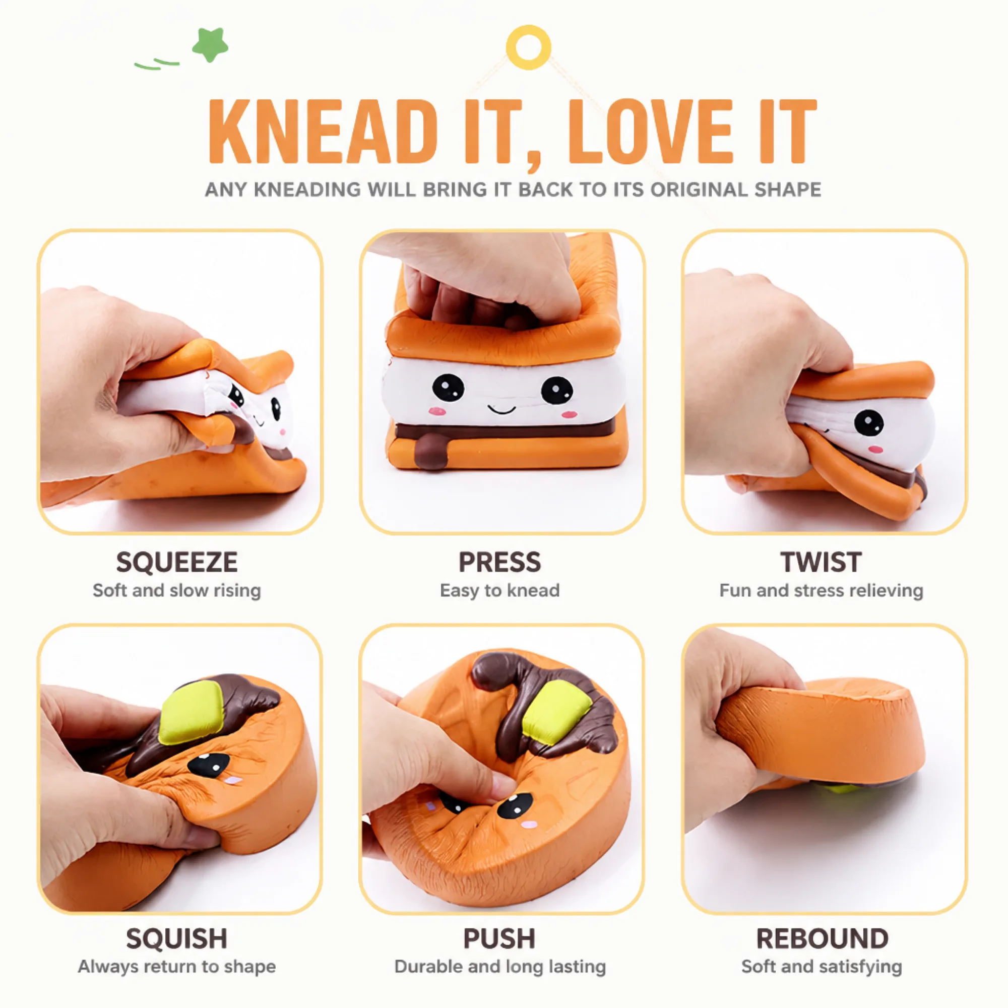 Stress Relief Squeeze Toy with Slow Rebound thumbnail 4