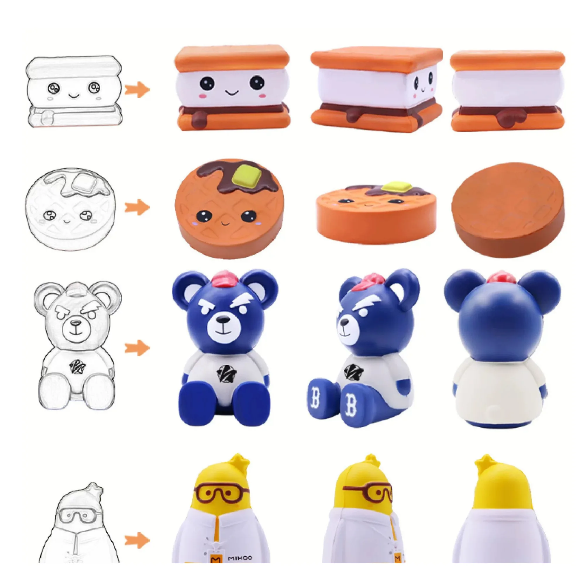 Stress Relief Squeeze Toy with Slow Rebound