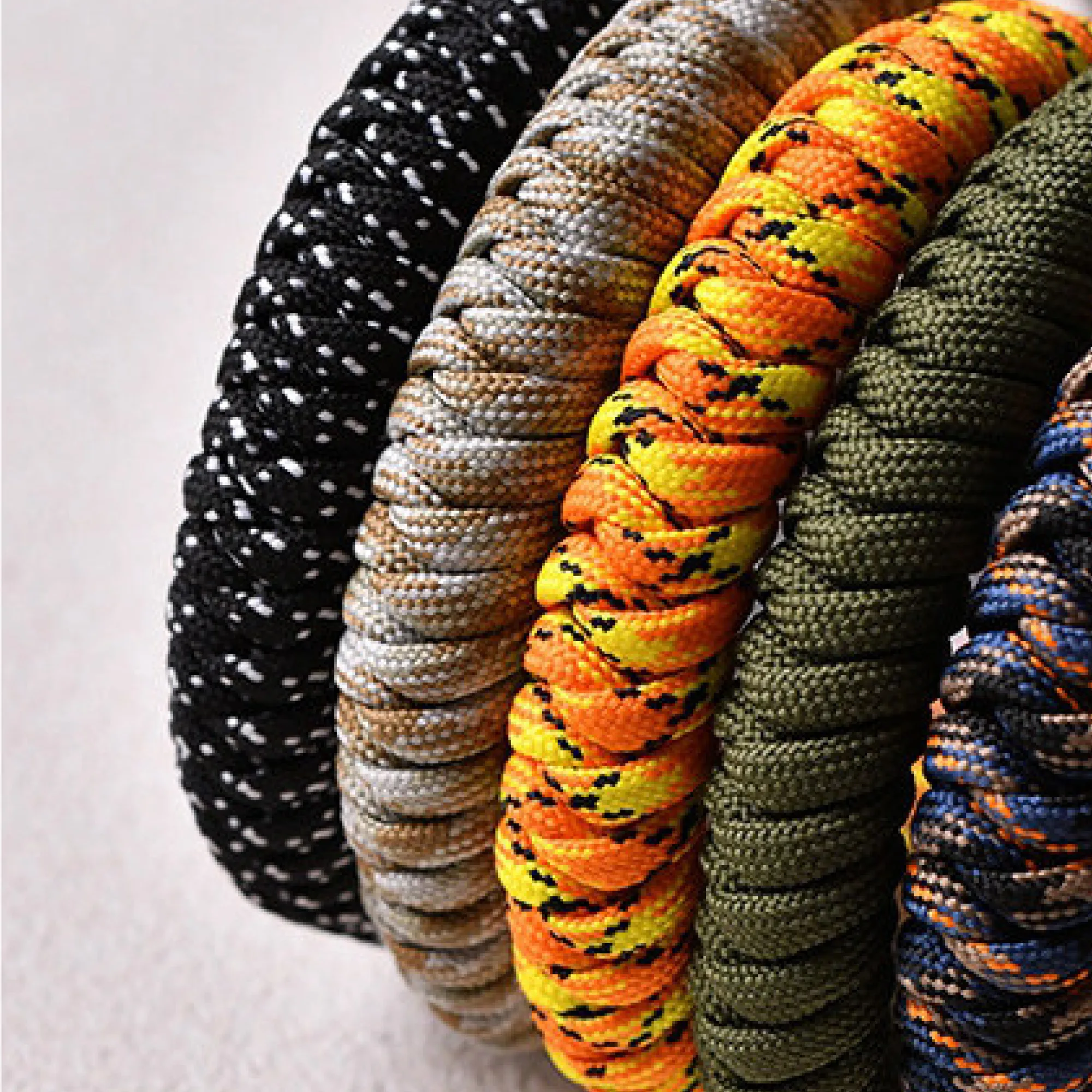 Hand-Woven Paracord Camera Wrist Strap with Quick-Release Buckle and Leather Pad thumbnail 5