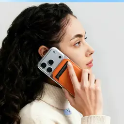 Magnetic Folding Card Holder Phone Stand with RFID Blocking thumbnail 3