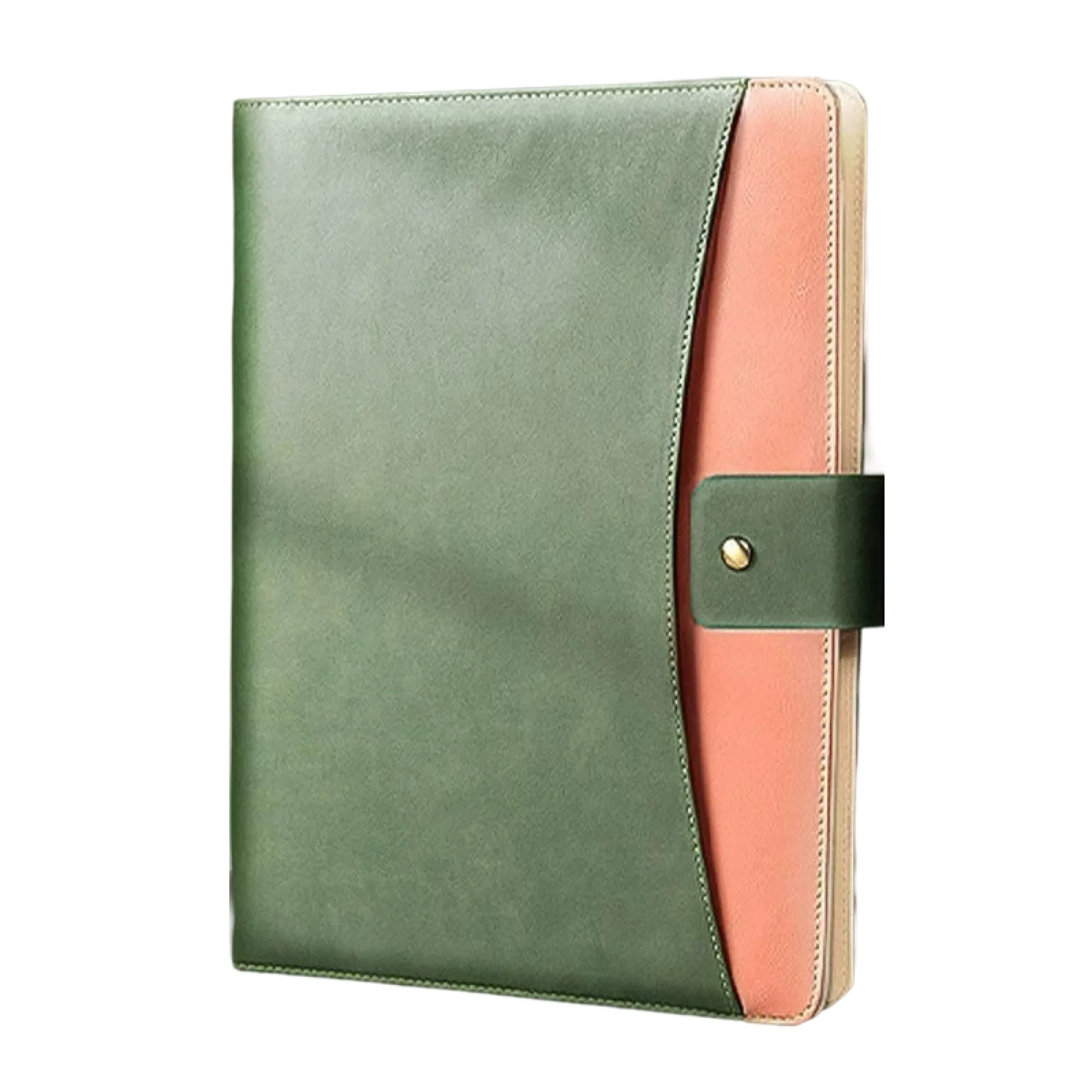 A4 PU Leather Loose-Leaf Document Folder with Binder thumbnail 9