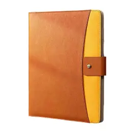 A4 PU Leather Loose-Leaf Document Folder with Binder thumbnail 8