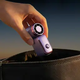 Mini Handheld Fan with Standard and Cooling Models thumbnail 3