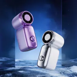 Mini Handheld Fan with Standard and Cooling Models thumbnail 2