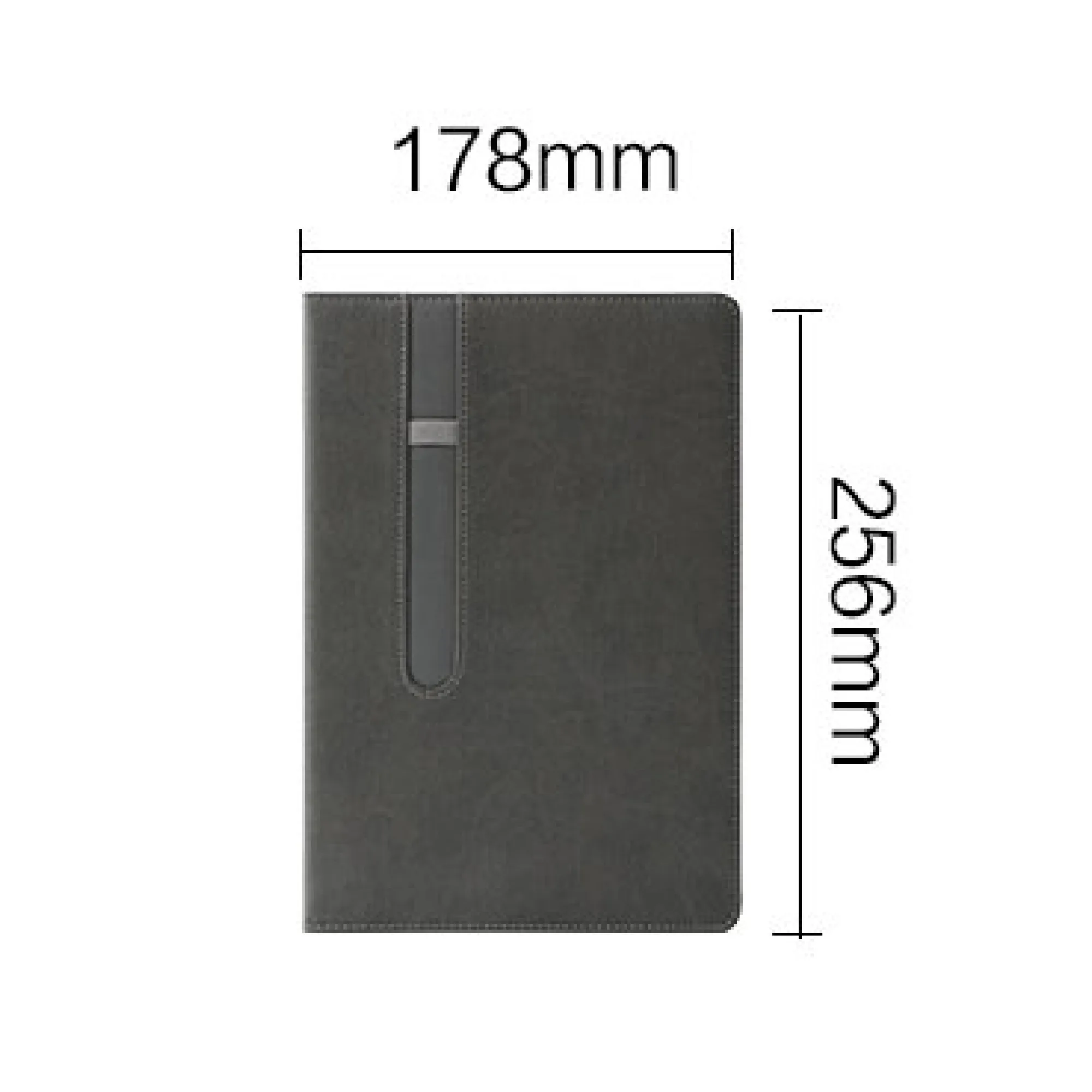 B5 PU Hardcover Notebook with Pen Slot thumbnail 5