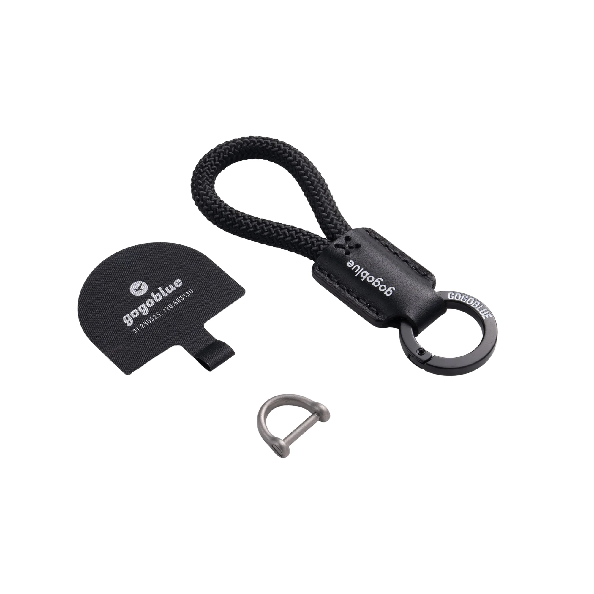 Braided Keychain Phone Strap with D-Ring Buckle thumbnail 7
