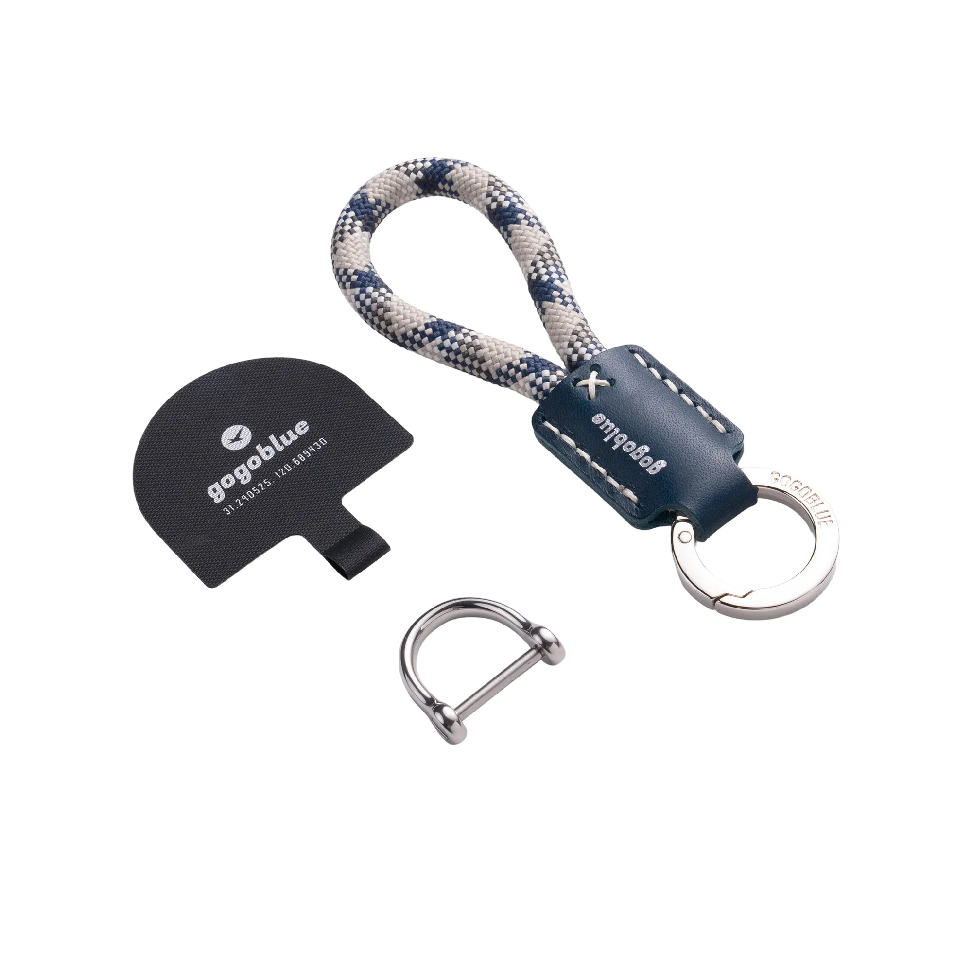 Braided Keychain Phone Strap with D-Ring Buckle thumbnail 9