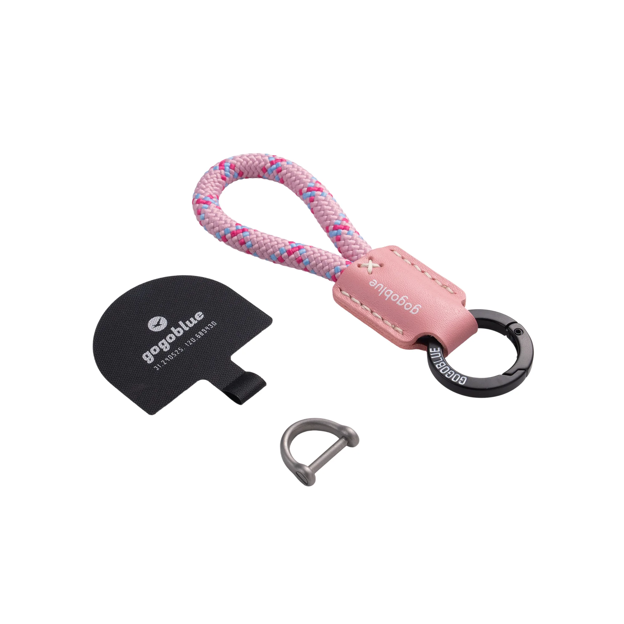 Braided Keychain Phone Strap with D-Ring Buckle thumbnail 31