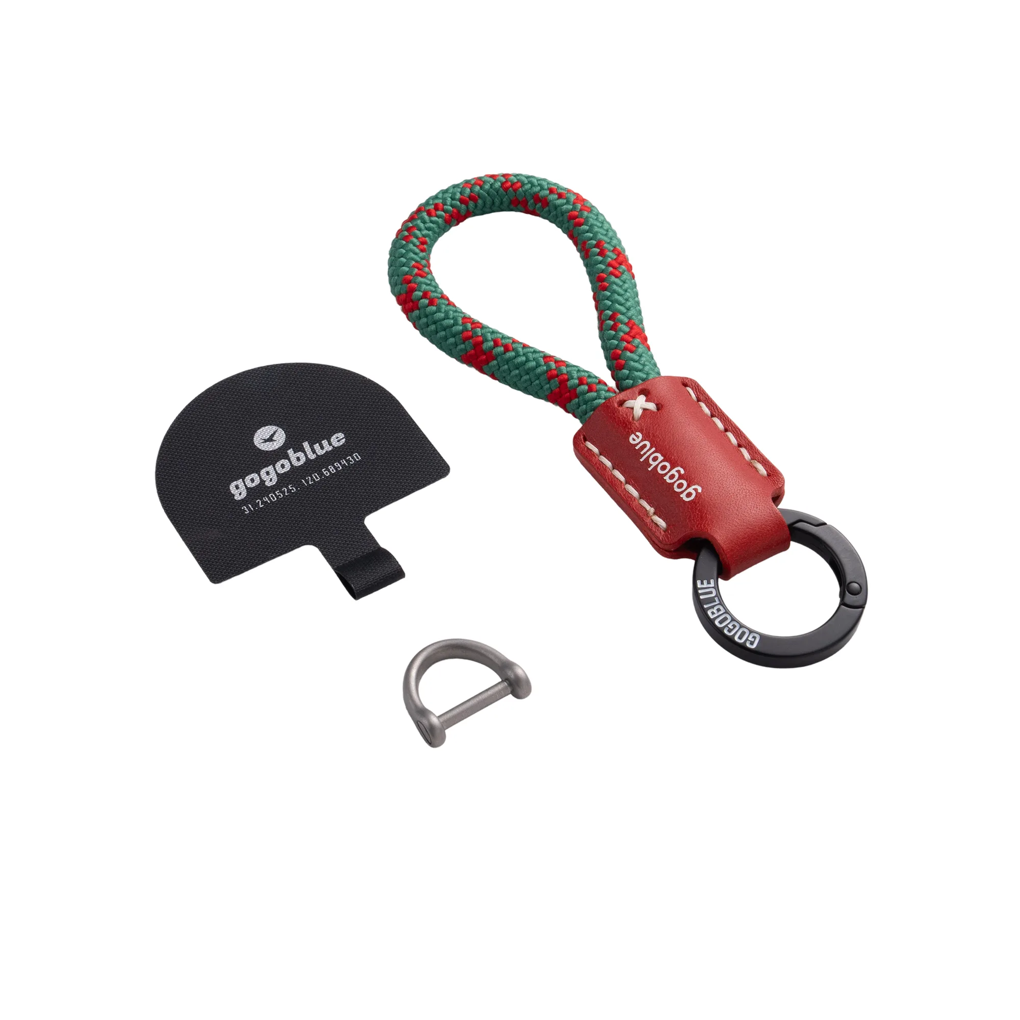 Braided Keychain Phone Strap with D-Ring Buckle thumbnail 34