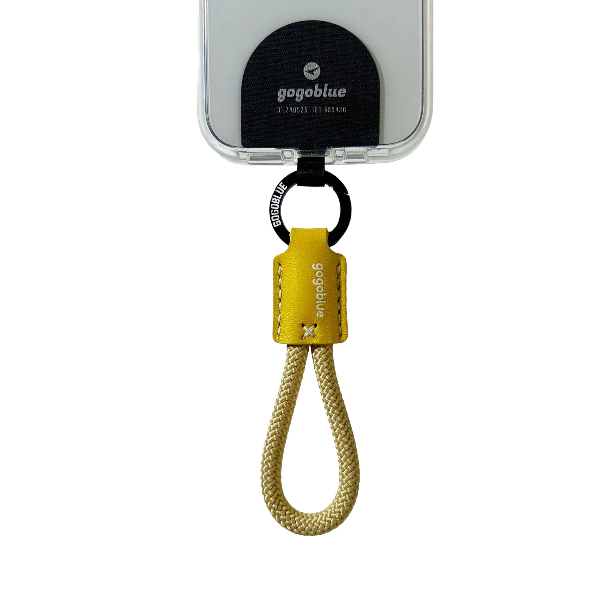 Braided Keychain Phone Strap with D-Ring Buckle thumbnail 5