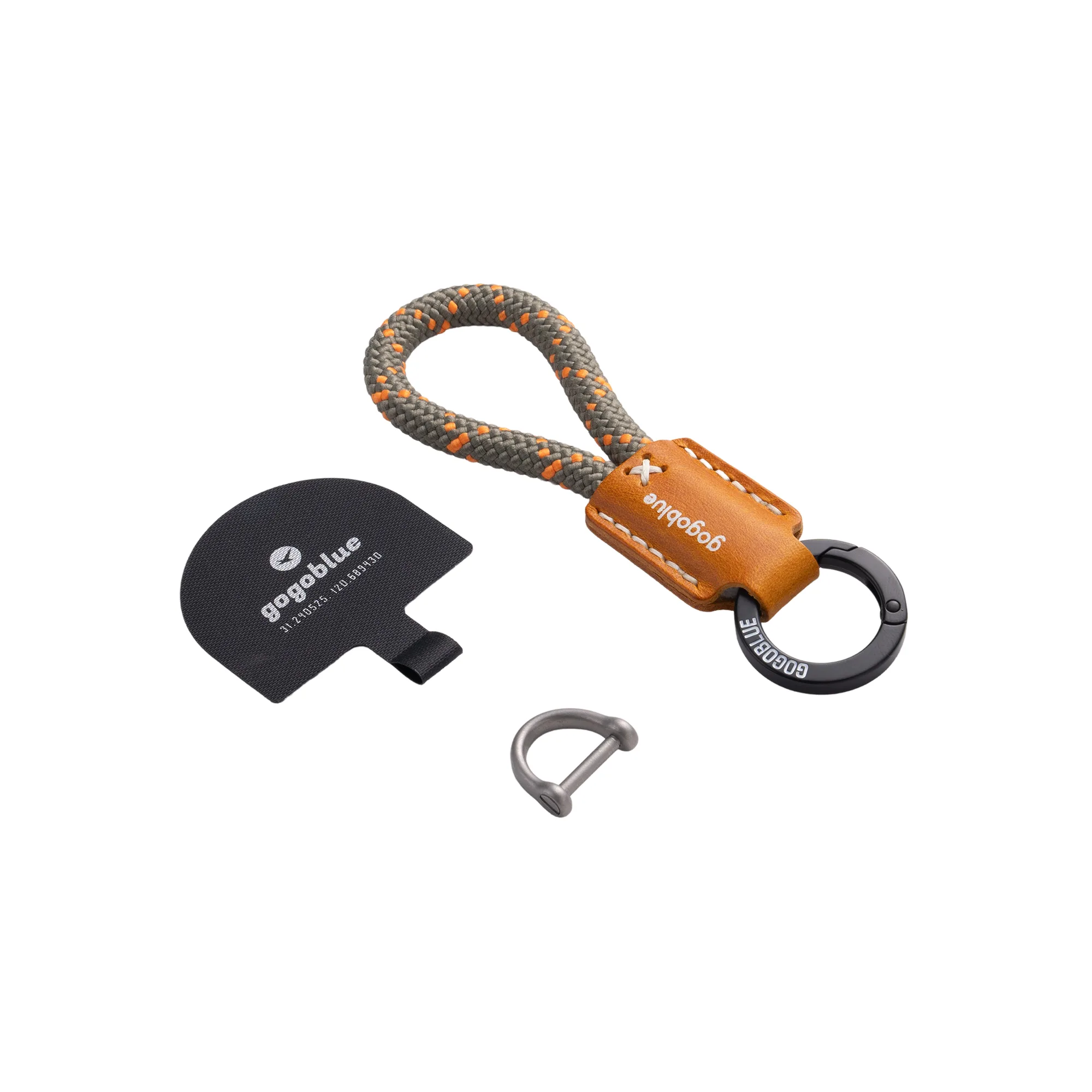 Braided Keychain Phone Strap with D-Ring Buckle thumbnail 27