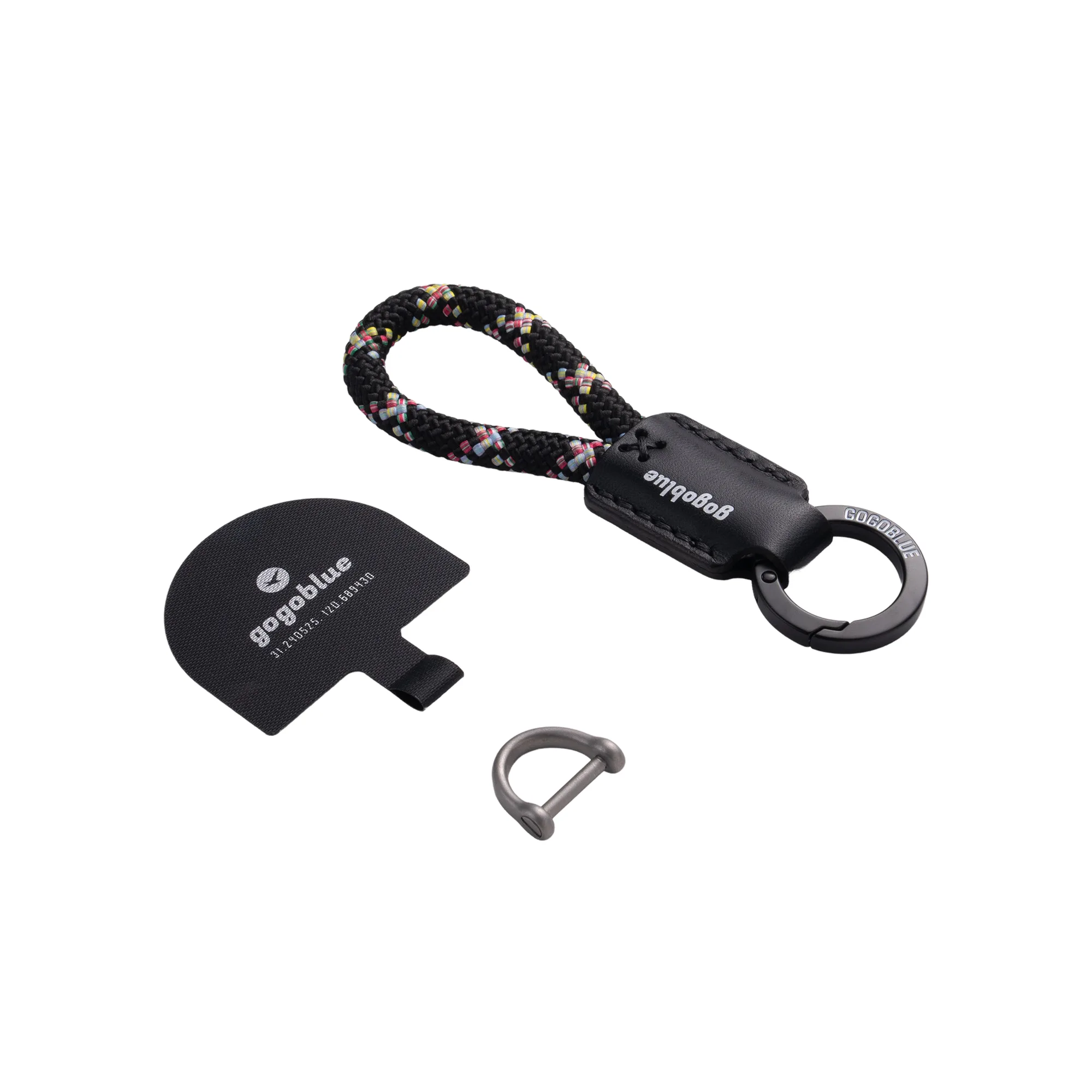 Braided Keychain Phone Strap with D-Ring Buckle thumbnail 17