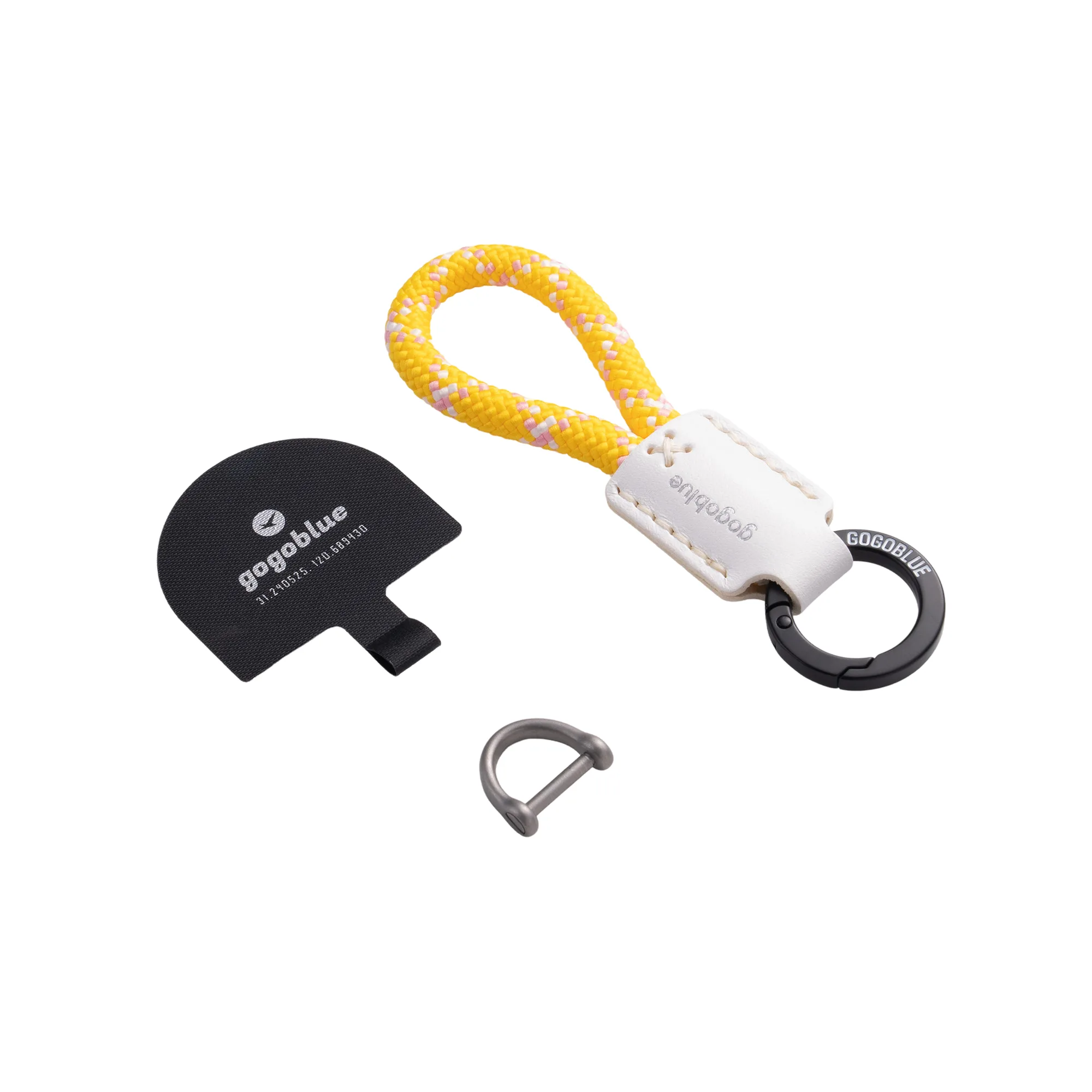 Braided Keychain Phone Strap with D-Ring Buckle thumbnail 19