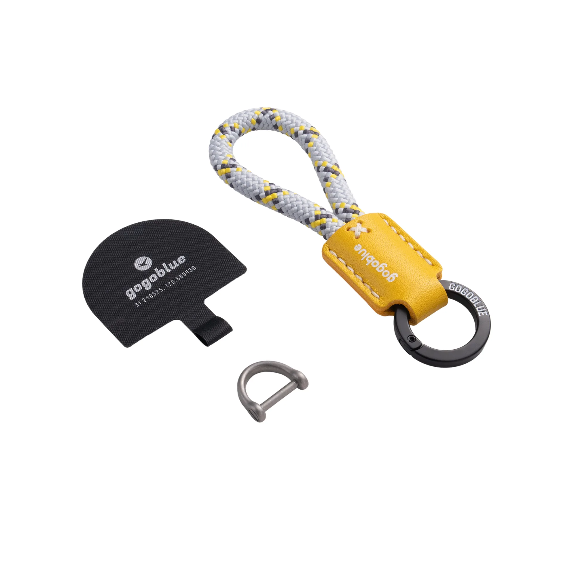 Braided Keychain Phone Strap with D-Ring Buckle thumbnail 33