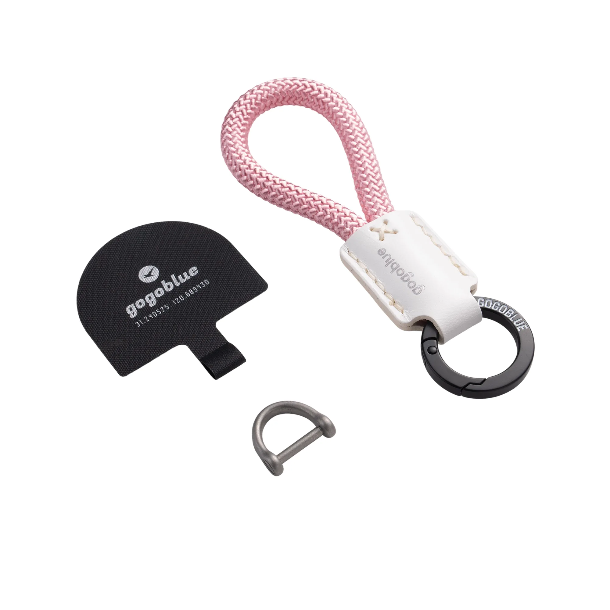 Braided Keychain Phone Strap with D-Ring Buckle thumbnail 36