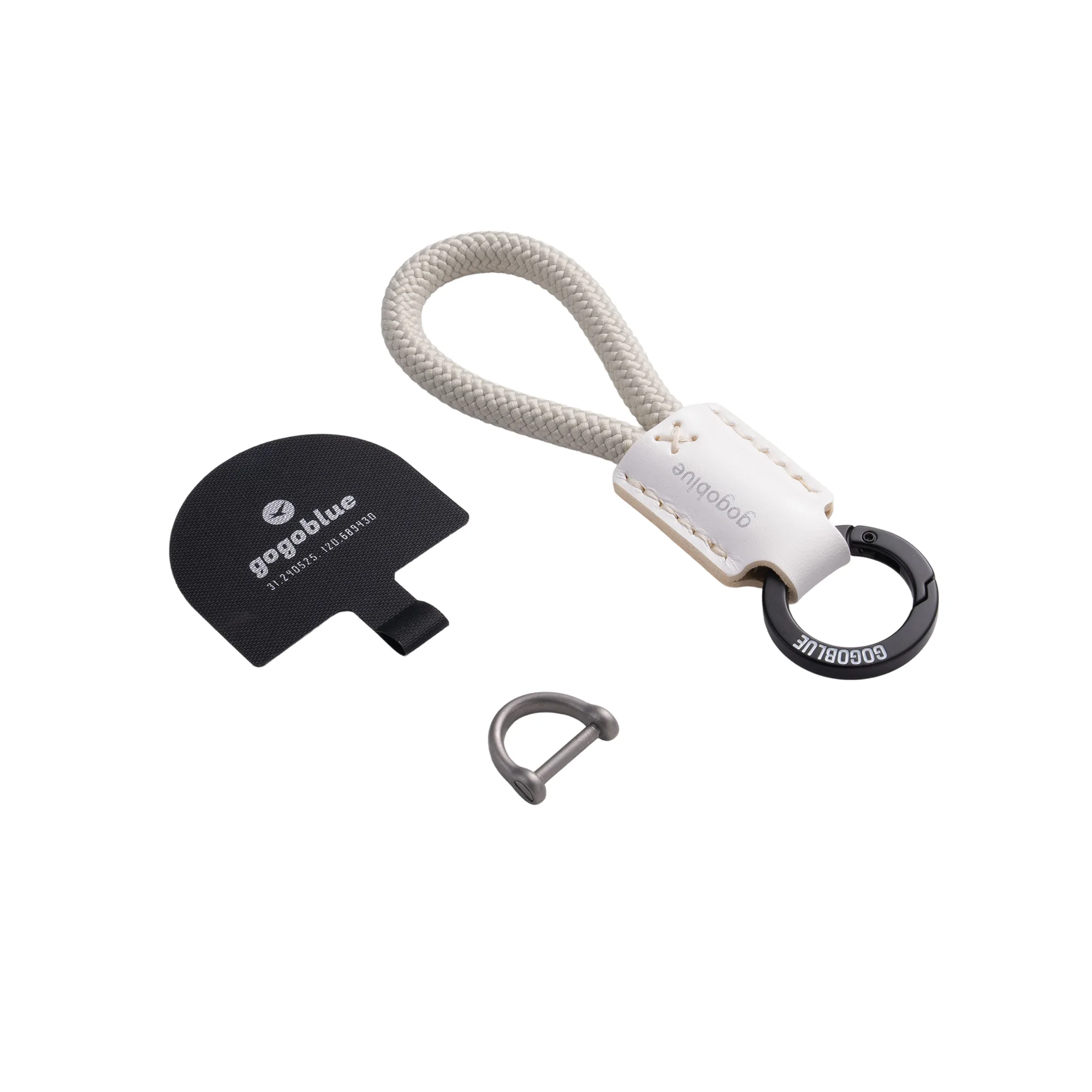 Braided Keychain Phone Strap with D-Ring Buckle thumbnail 20