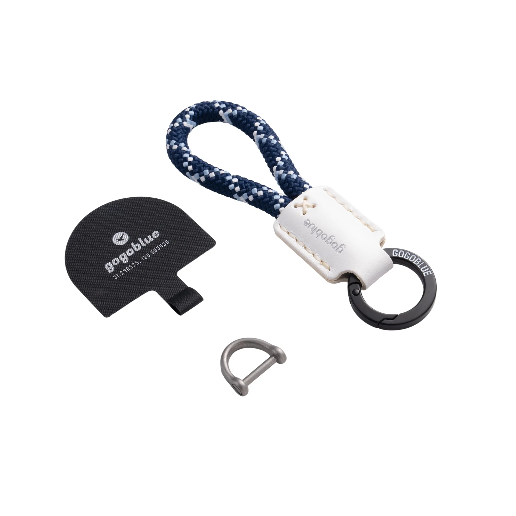 Braided Keychain Phone Strap with D-Ring Buckle thumbnail 32