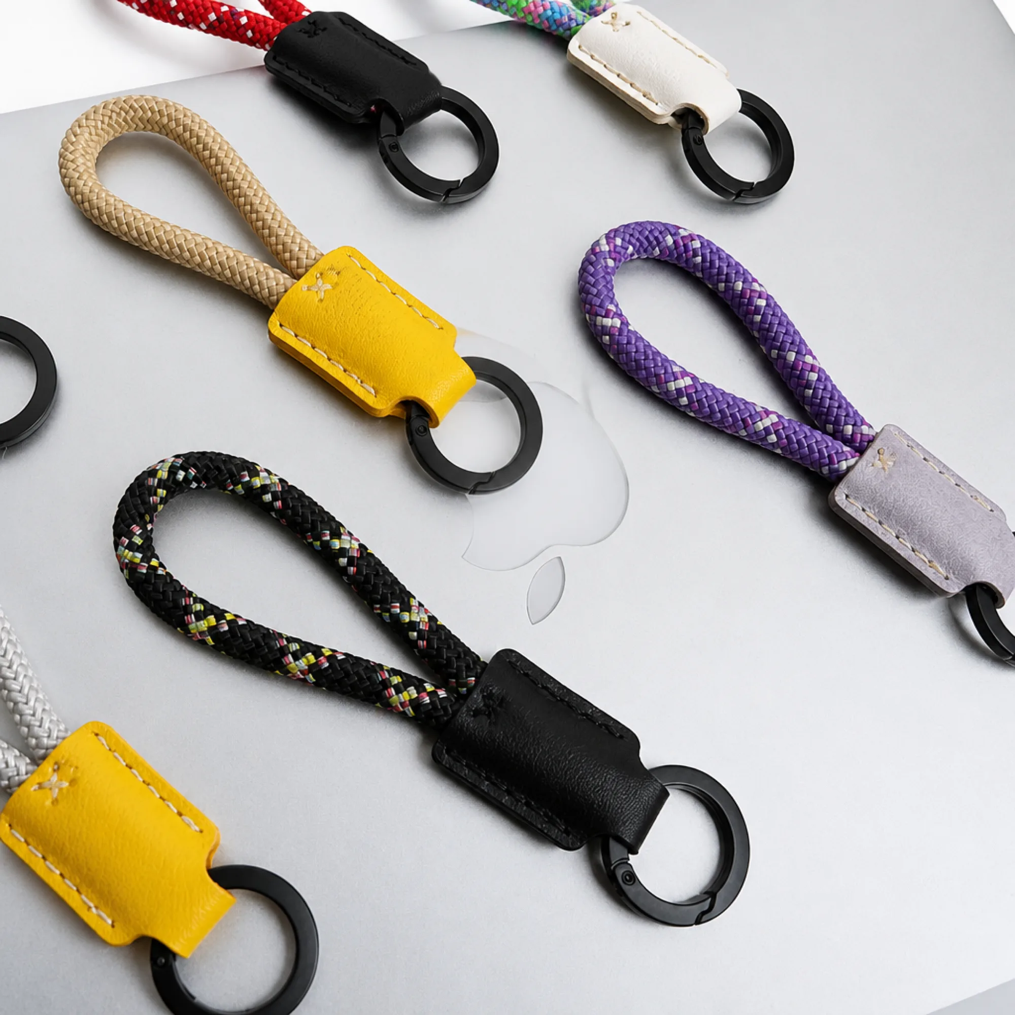 Braided Keychain Phone Strap with D-Ring Buckle thumbnail 2