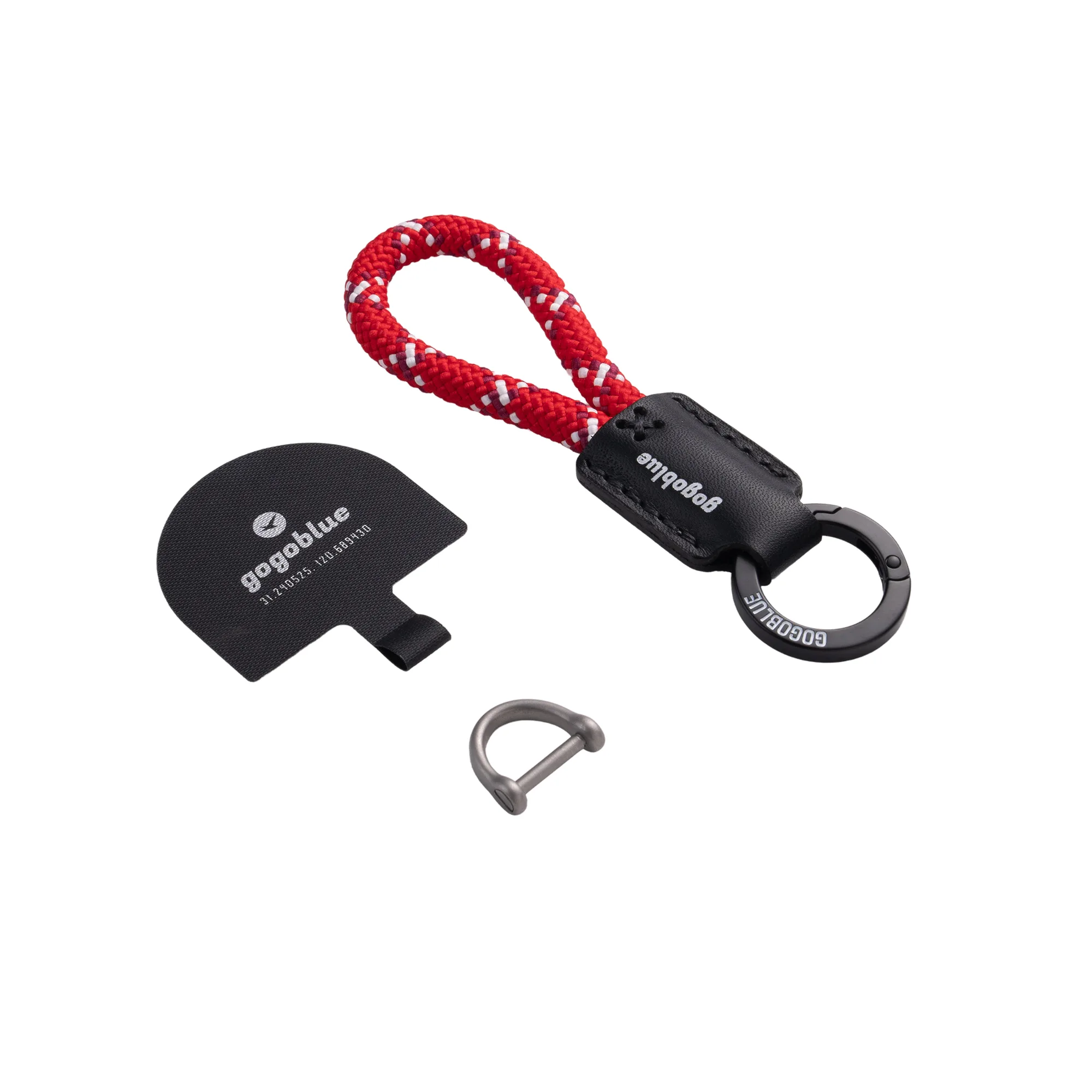 Braided Keychain Phone Strap with D-Ring Buckle thumbnail 18